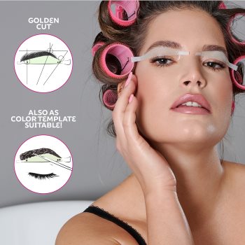andmetics Wax Strips Brow benzi depilatoare cu ceara rece pentru sprancene image4